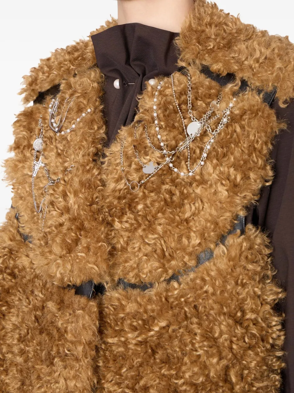 Kolor Jack van imitatiebont Bruin