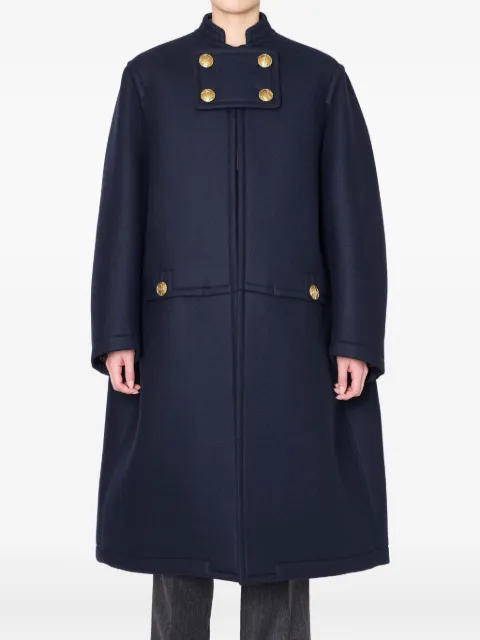 Kolor buttoned welt-pocket coat