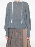Kolor button-detail sweater - Grey