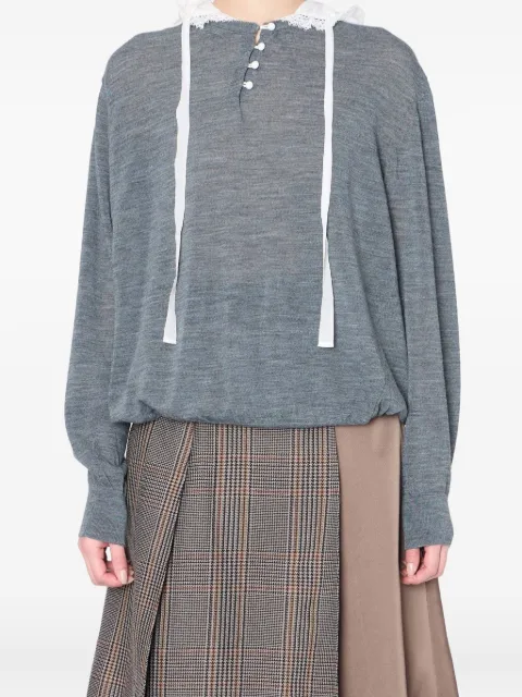 Kolor button-detail sweater