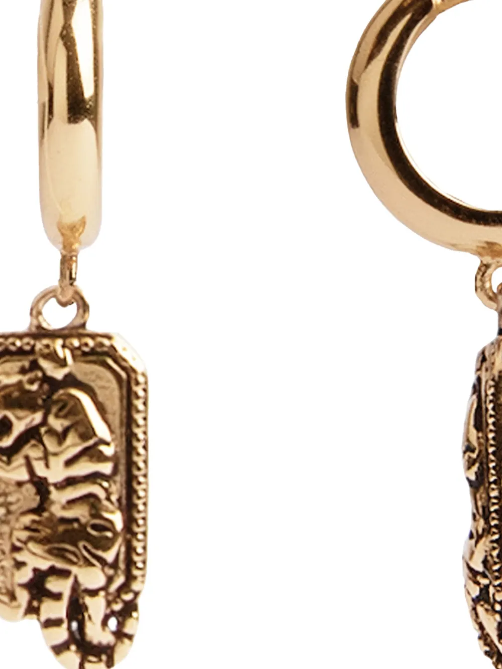 All The Luck In The World Tiger Dangle Earrings In Gold