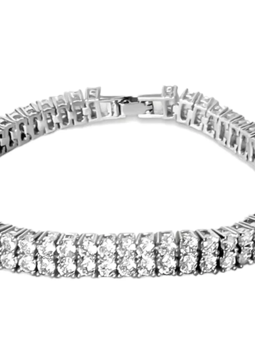Anissa Kermiche double-row tennis bracelet - Zilver