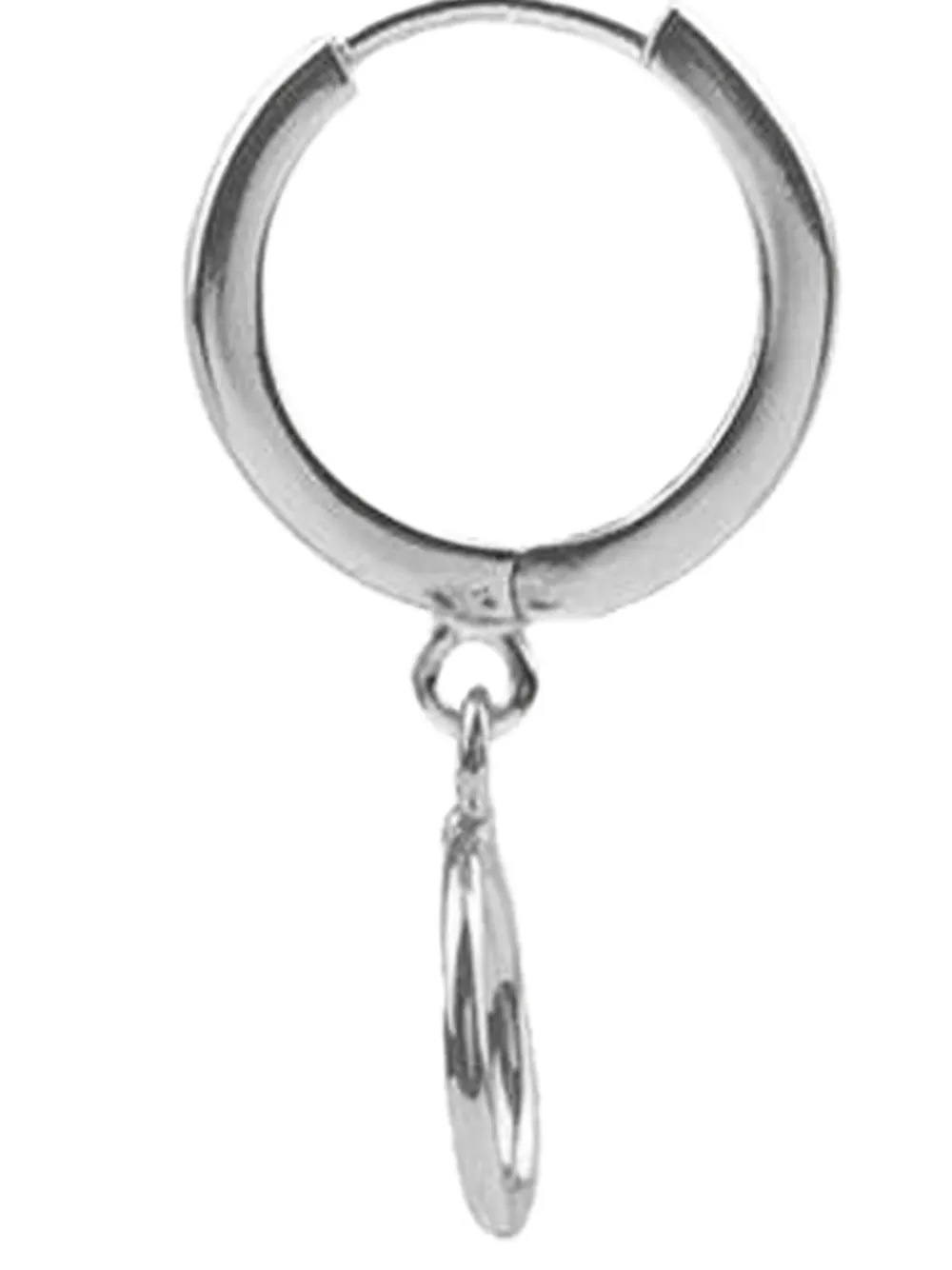 All The Luck In The World Circle-drop Earrings In Silver