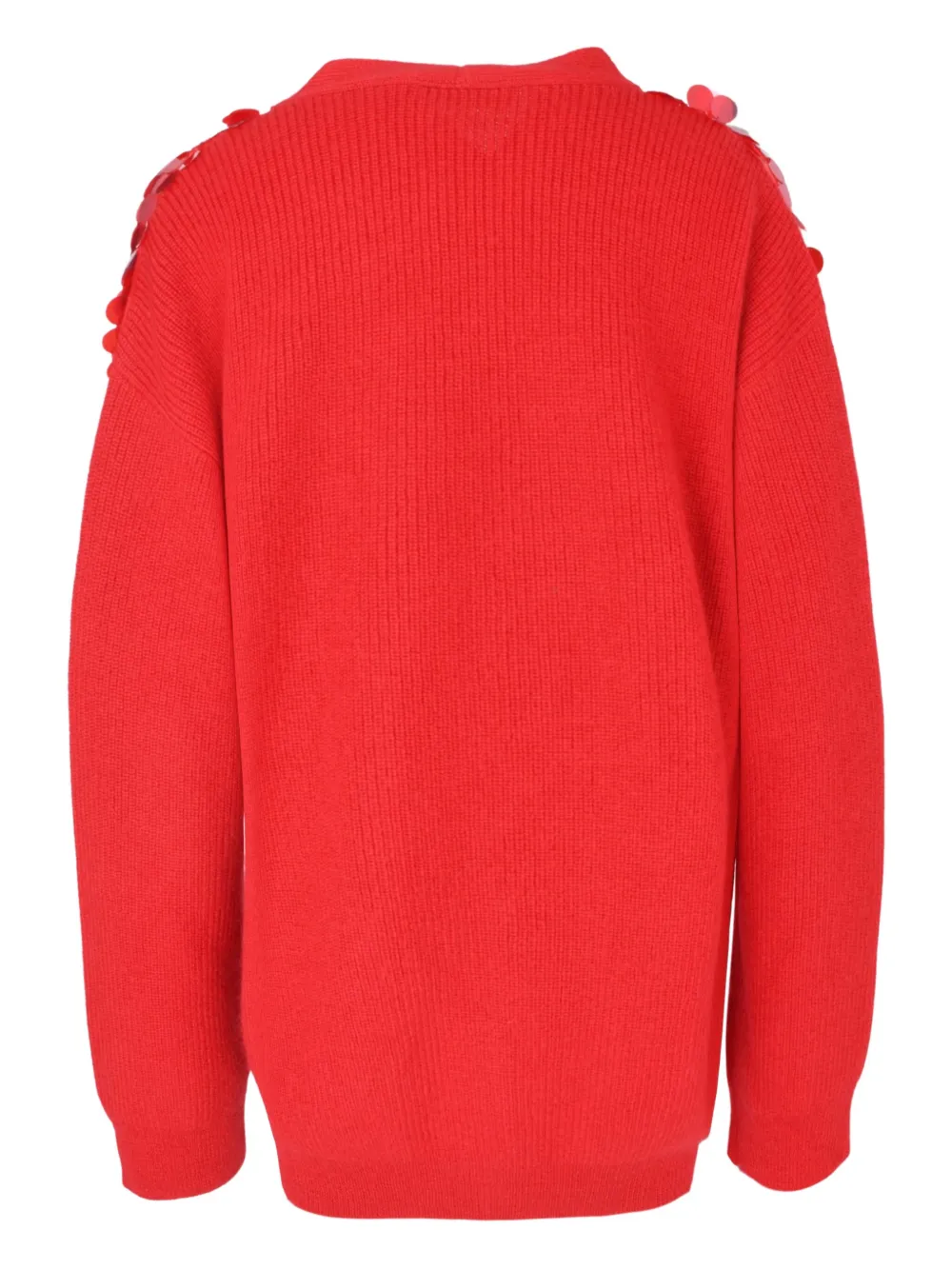 Fabiana Filippi Sequin-embellished Cardigan In Red