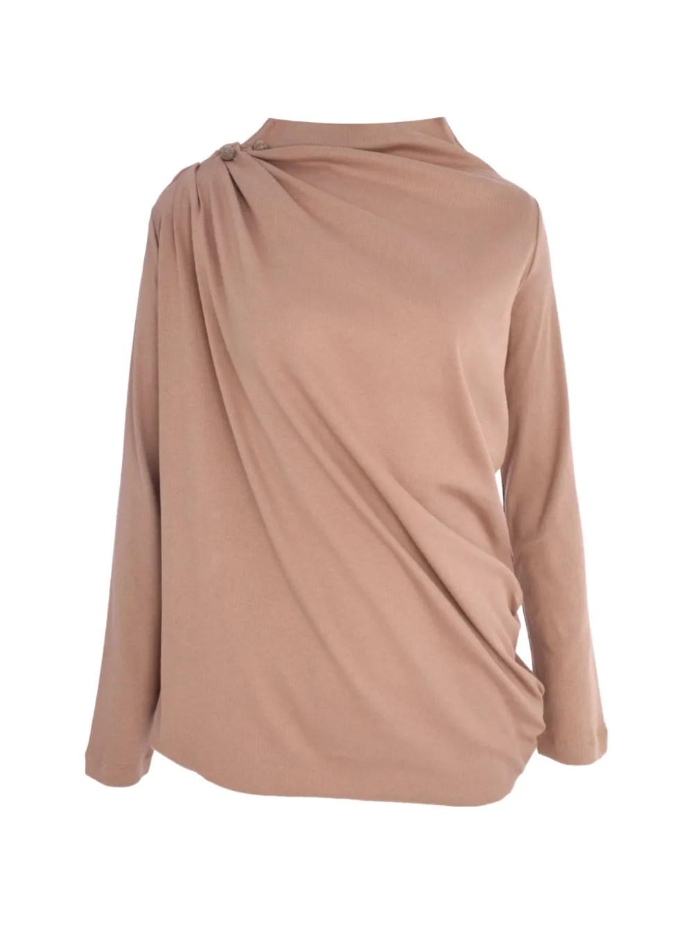 Fabiana Filippi draped embellished top - Toni neutri