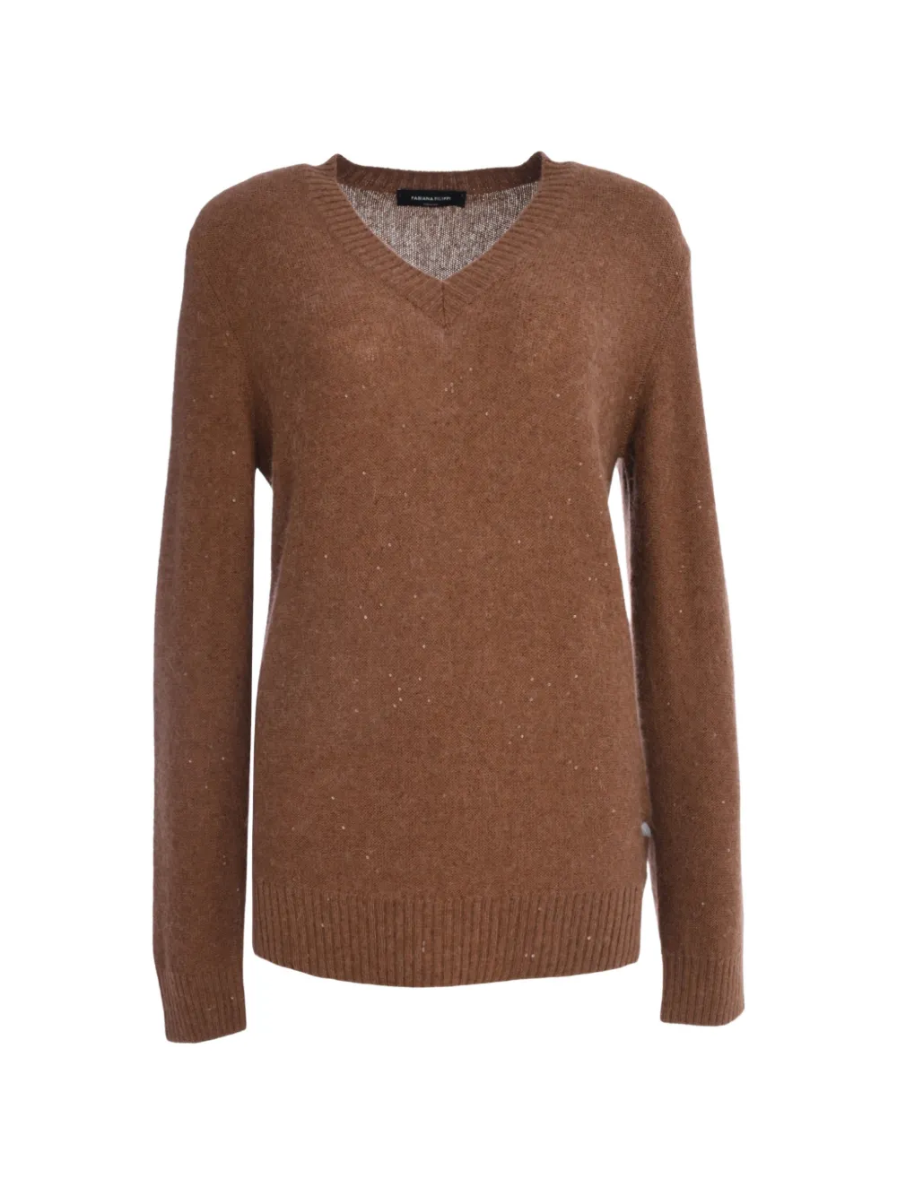 Fabiana Filippi V-neck knitwear - Marrone