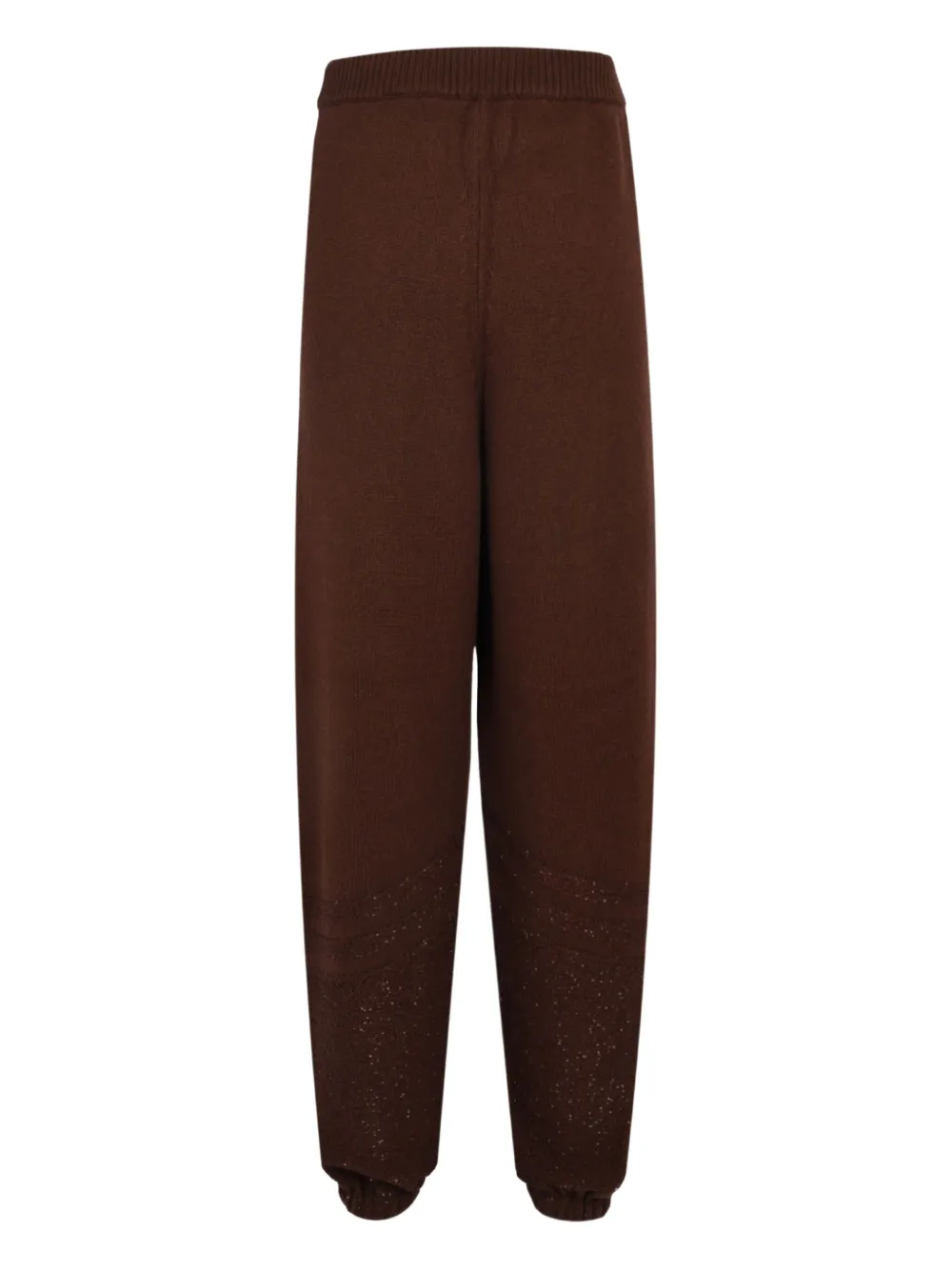 Fabiana Filippi Drawstring Track Pants In Brown