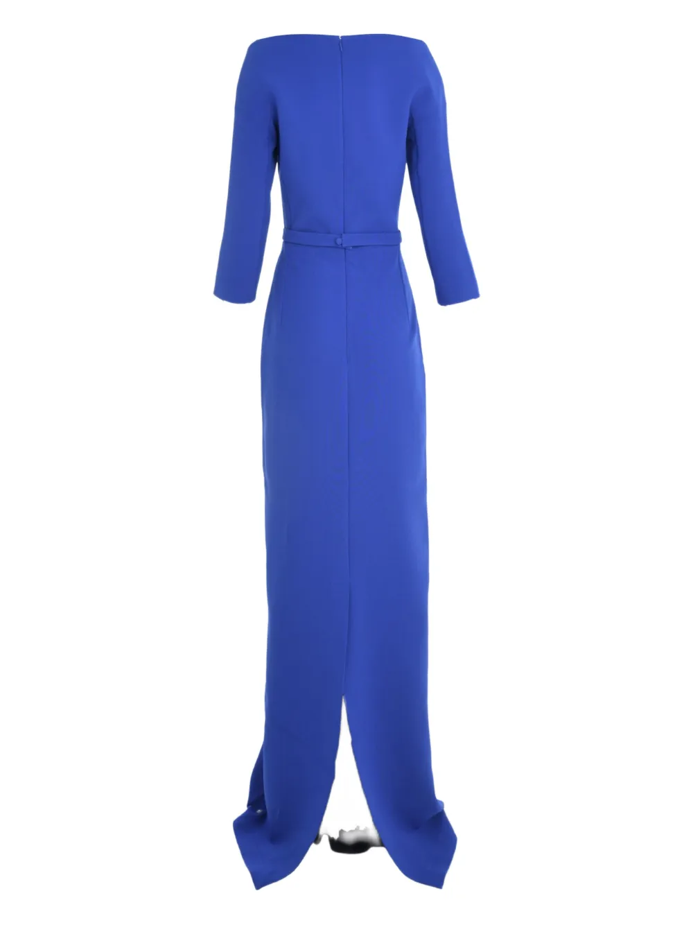Safiyaa off-shoulder pleated gown - Blauw