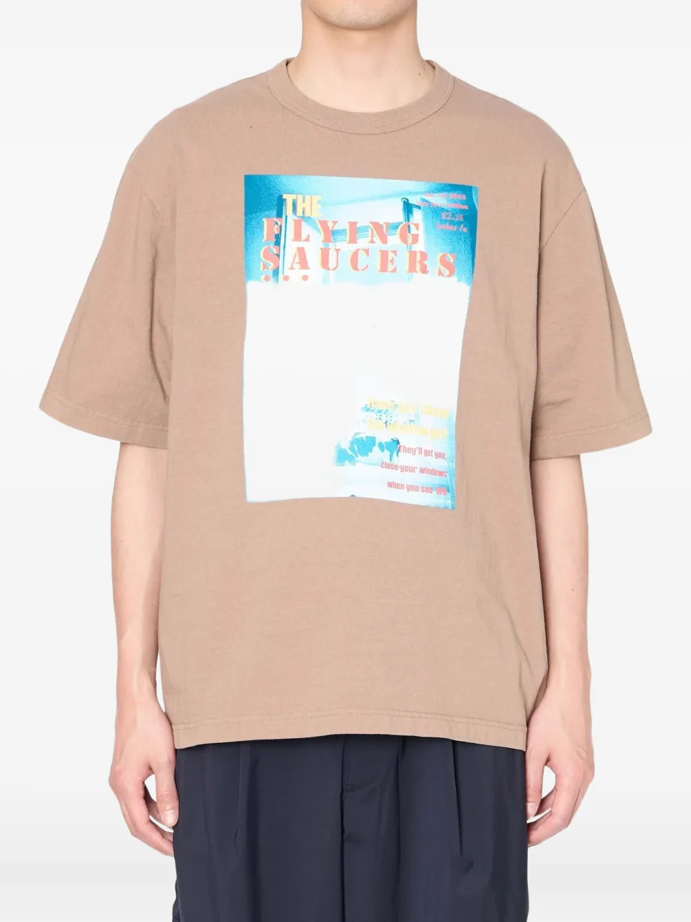 Kolor playera con estampado gráfico | neutro | Image 1