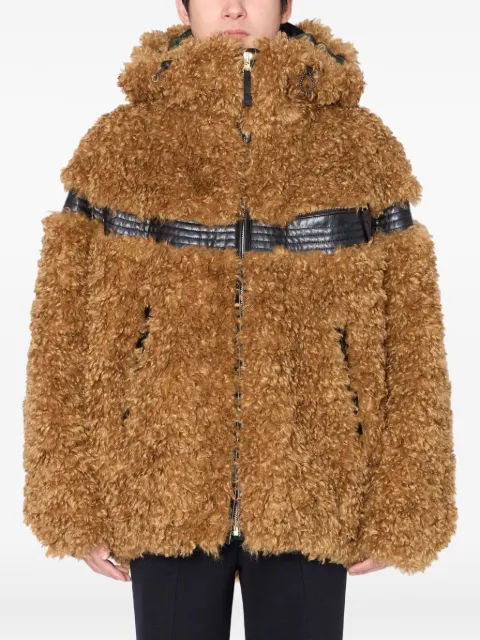 Kolor leather-trimmed jacket