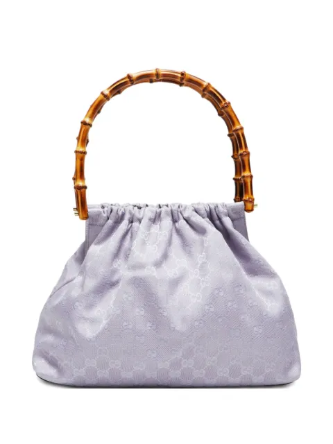 Gucci Pre-Owned 1990-2010s Bamboo Schultertasche mit GG-Muster