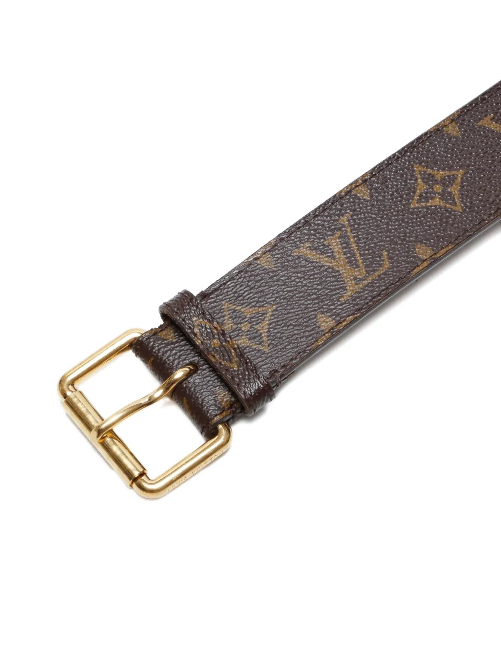  Louis Vuitton Pre-owned 2012 Monogram Belt - Brown 