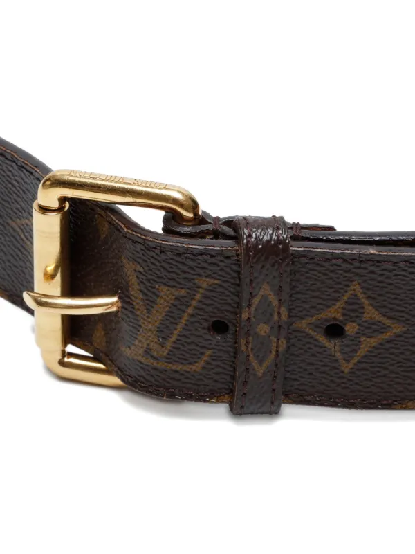 mens brown louis vuitton belt