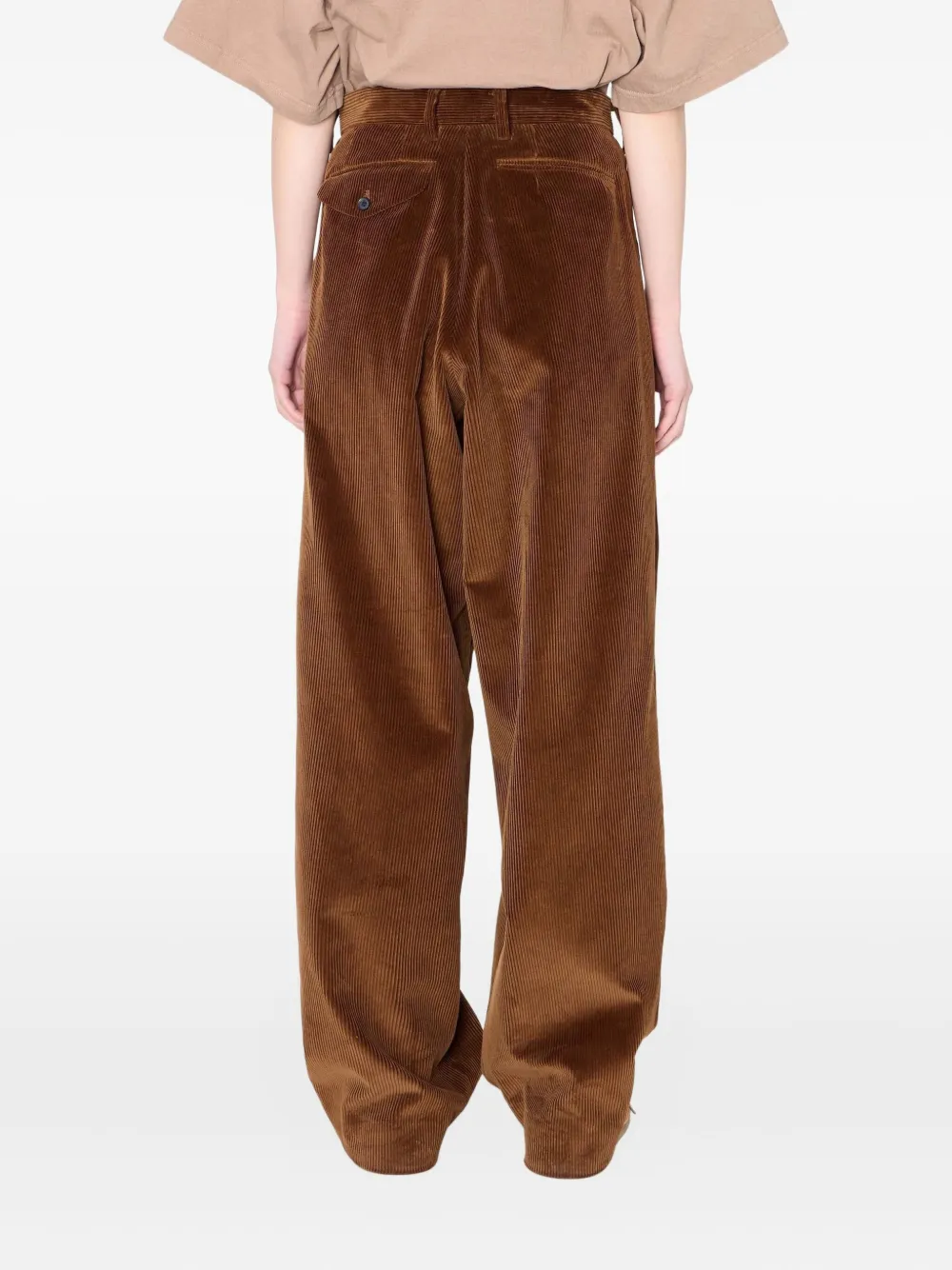 Kolor pleated-front corduroy trousers | Wide-Leg Pants | Image 2