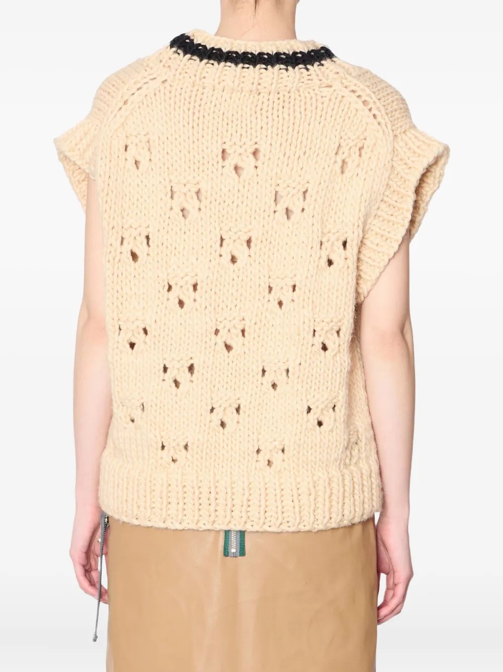 Kolor suéter con cuello en V | Suéteres | Image 2