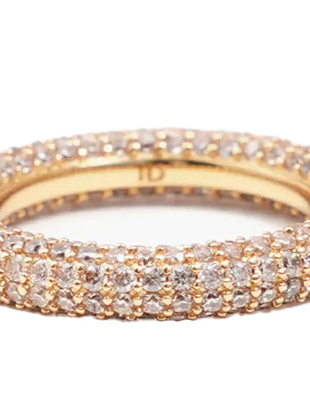 Izabel Display crystal-embellished ring - Goud