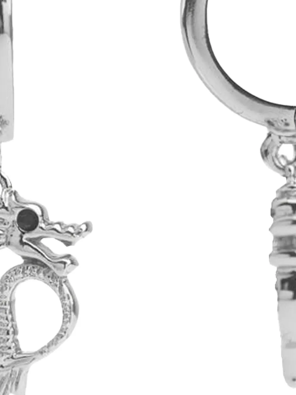 All the Luck in the World dragon hoop earrings | Image 2