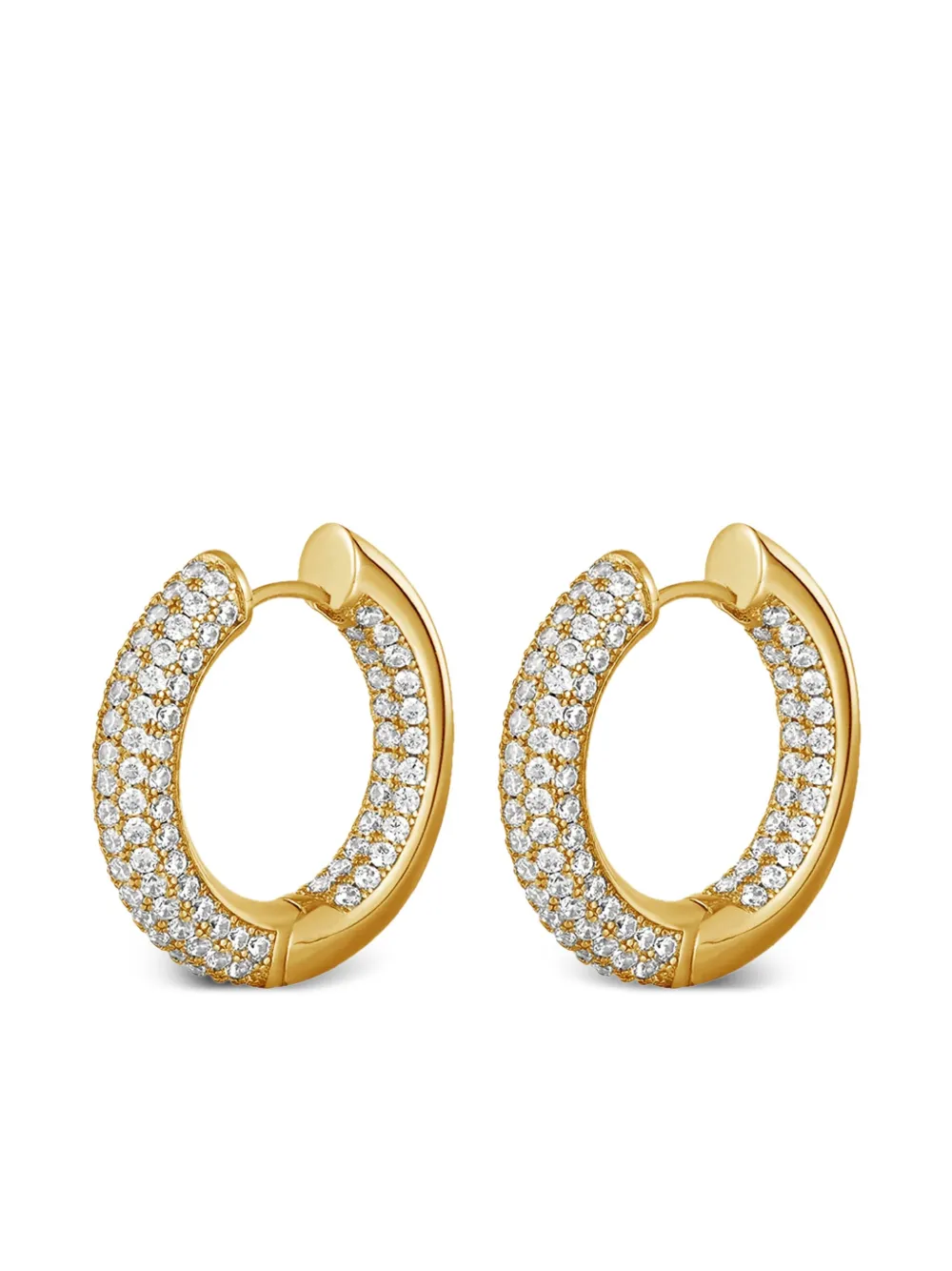 Luv Aj Reversible Amalfi hoop earrings | Gold | Image 1
