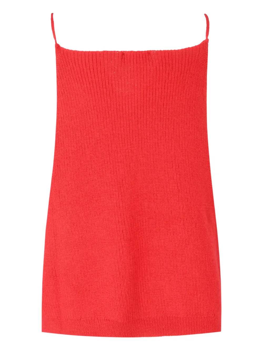 Fabiana Filippi Top met spaghettibandjes en pailletten Rood