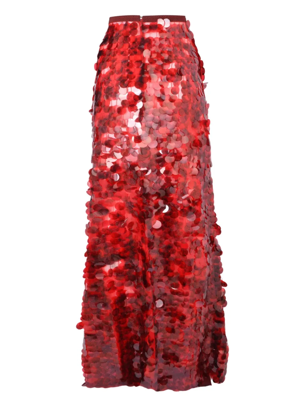 Fabiana Filippi sequin-embellished skirt - Rood