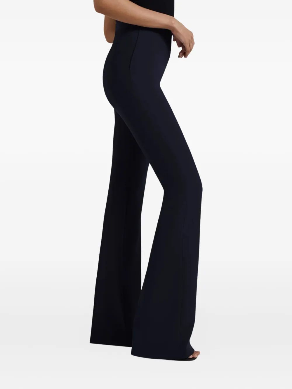 Safiyaa Alexa Flared Trousers In Blue