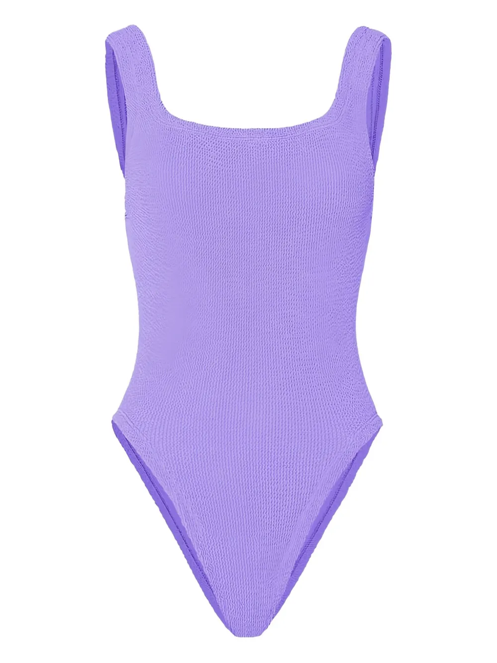 Hunza G ribbed square-neck swimsuit | Purple | Image 1