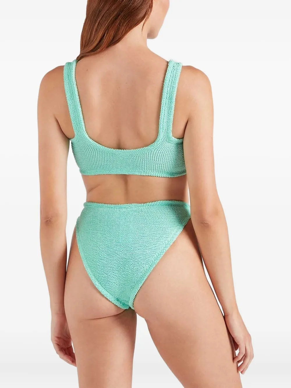 Hunza G Julia textured bikini Groen