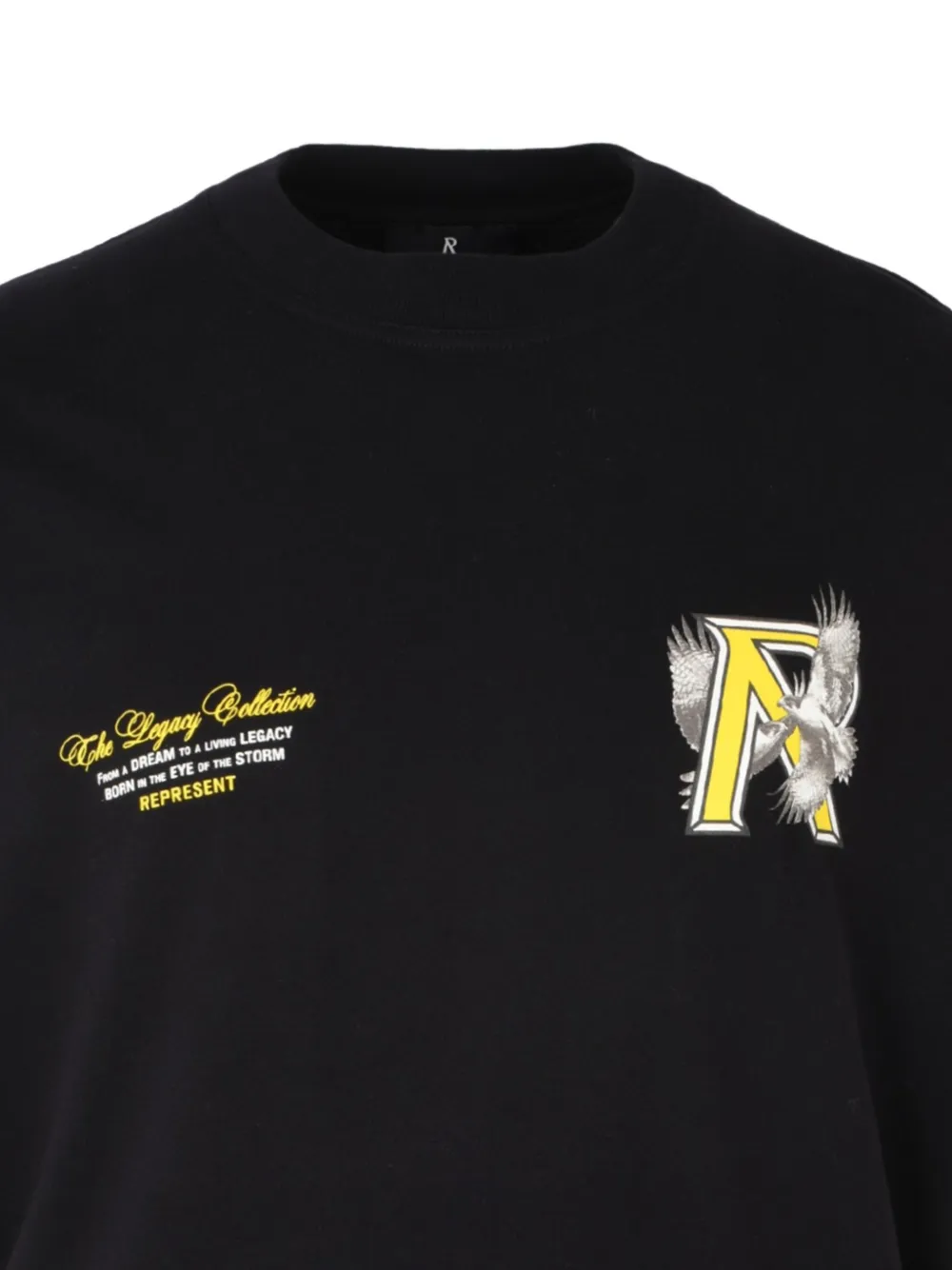 Represent Legacy falcon T-shirt Zwart