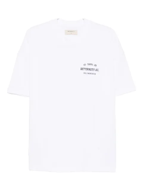 RETERNITY crew-neck cotton T-shirt