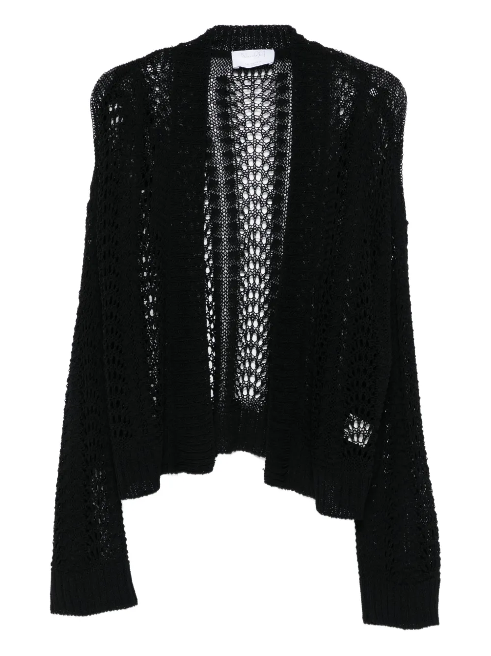 Daniele Fiesoli open-knit cardigan | Black | Image 1