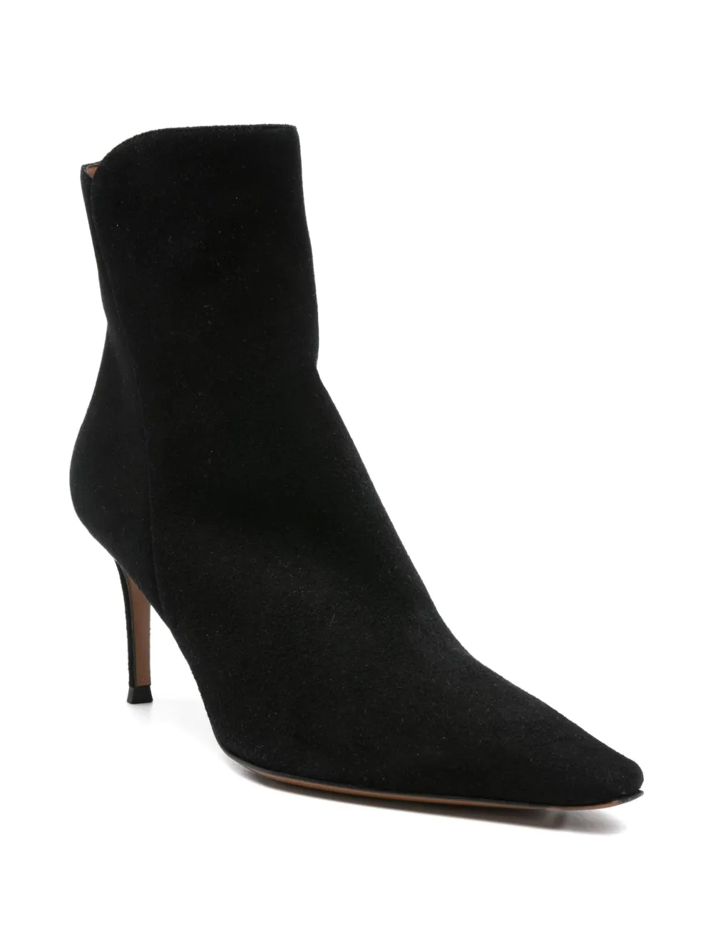 Roberto Festa Pointed-toe Zip Boots In Black
