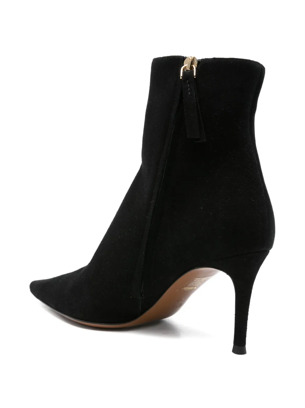 Roberto Festa Pointed-toe Zip Boots In Black