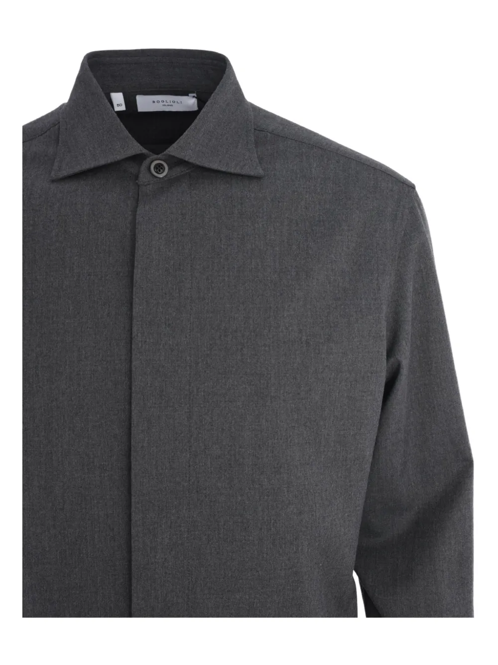 Boglioli Overhemd met lange mouwen Grijs