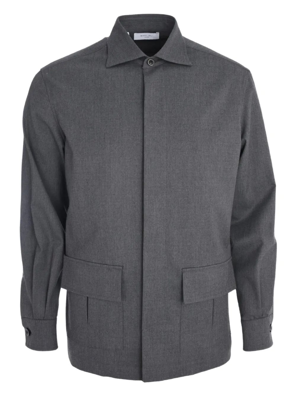 Boglioli long-sleeve shirt | Grey | Image 1