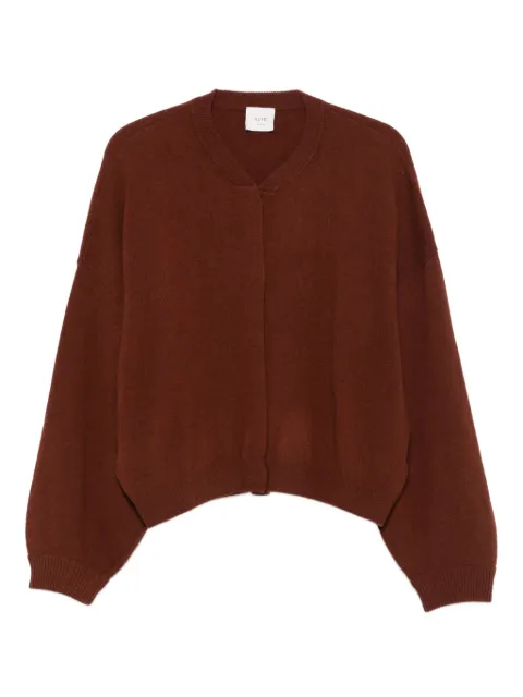 Alysi button-front balloon-sleeve cardigan