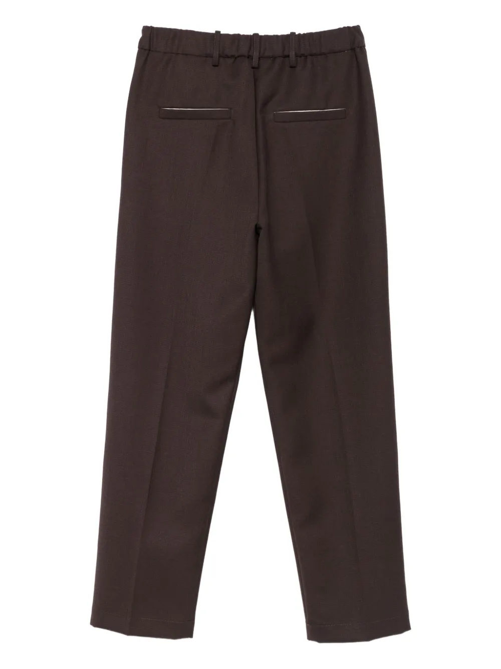 Alysi pleated wool trousers - Bruin
