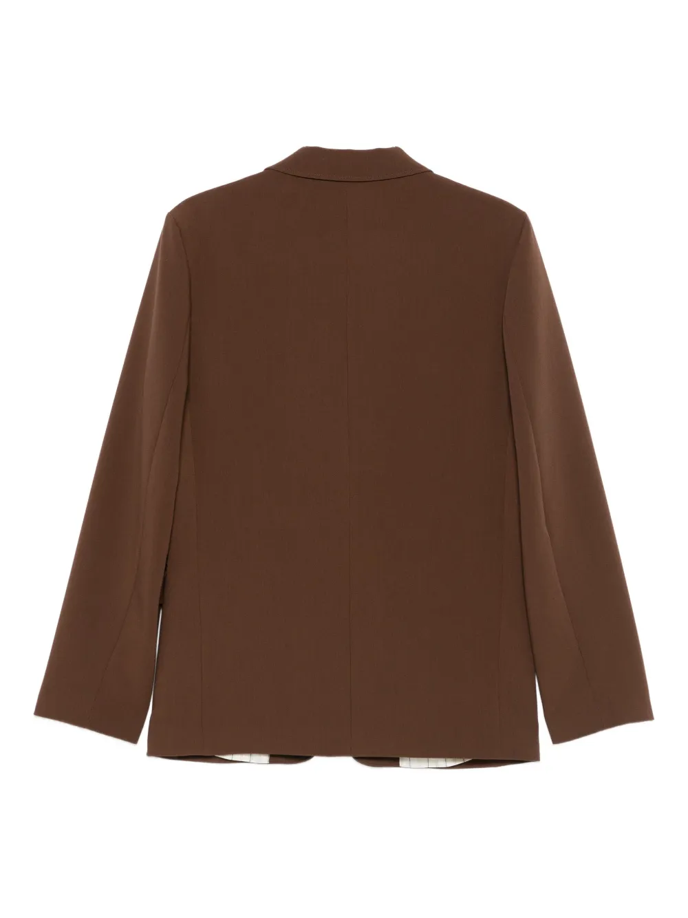 Alysi Two-button Pocket Blazer In Brown