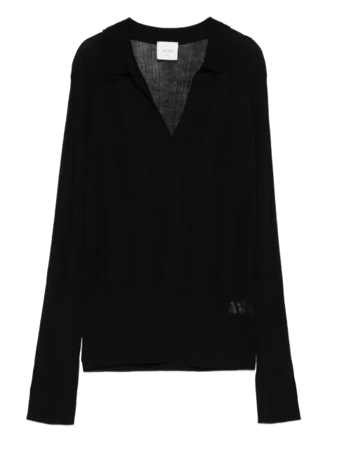 Alysi ribbed V-neck sweater