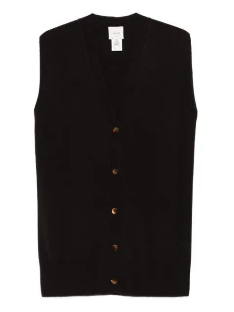 Alysi button-front vest