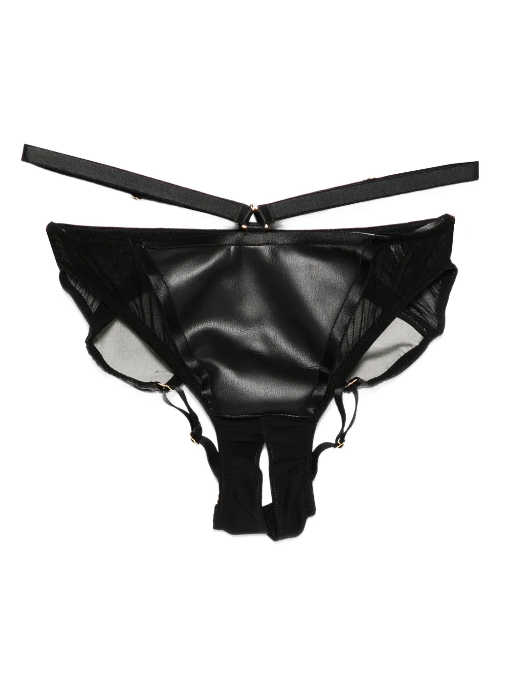Something Wicked Mia Cut-out Briefs In Black