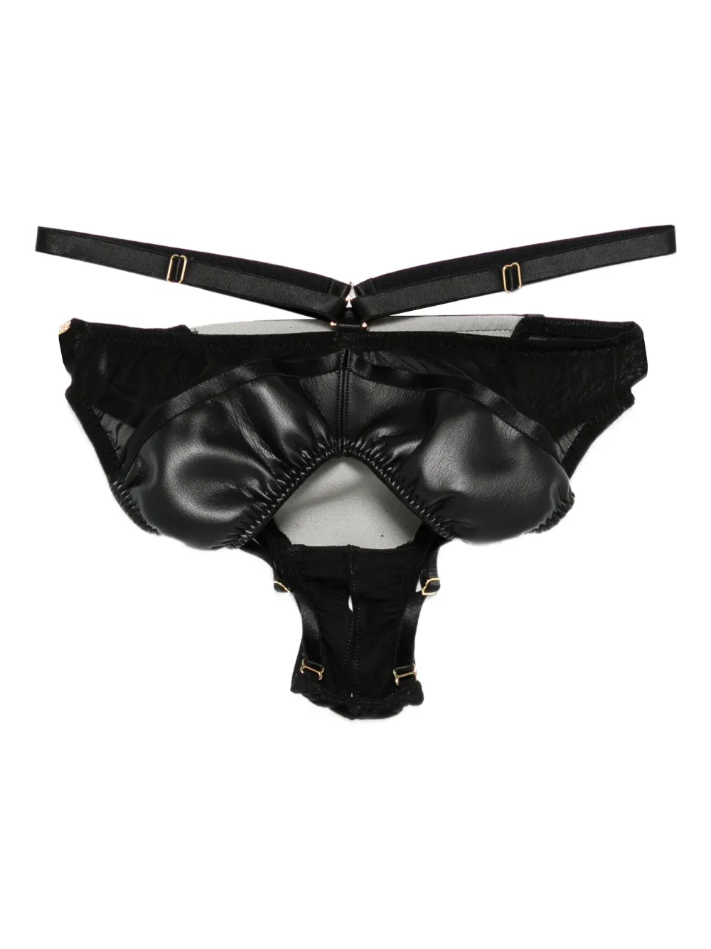 Something Wicked Mia slip met uitgesneden details - Zwart