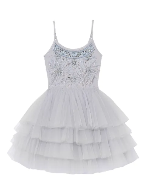 Tutu Du Monde  Feathered Garden embellished layered dress