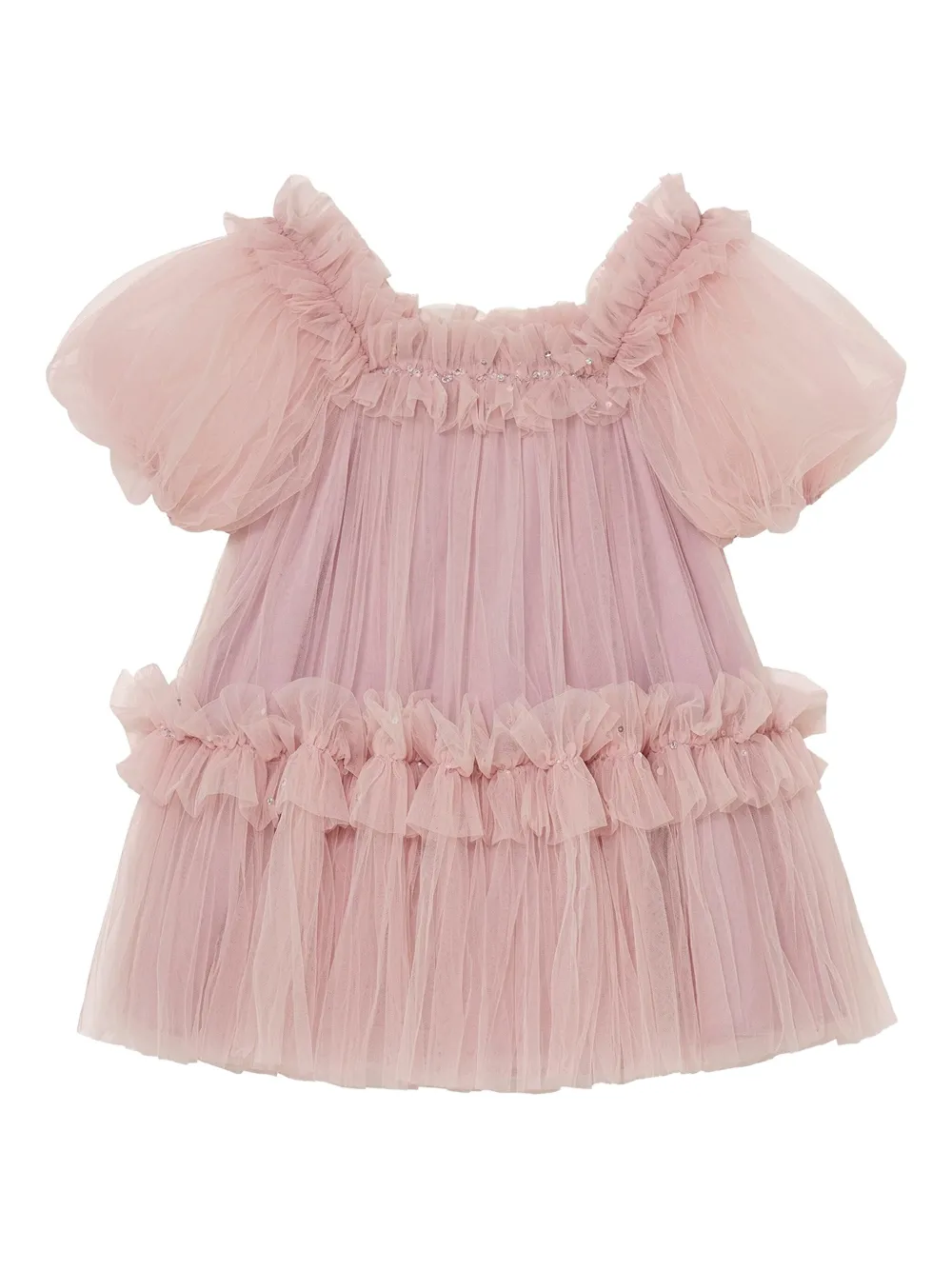 Tutu Du Monde Fraisier jurk met ruches Roze