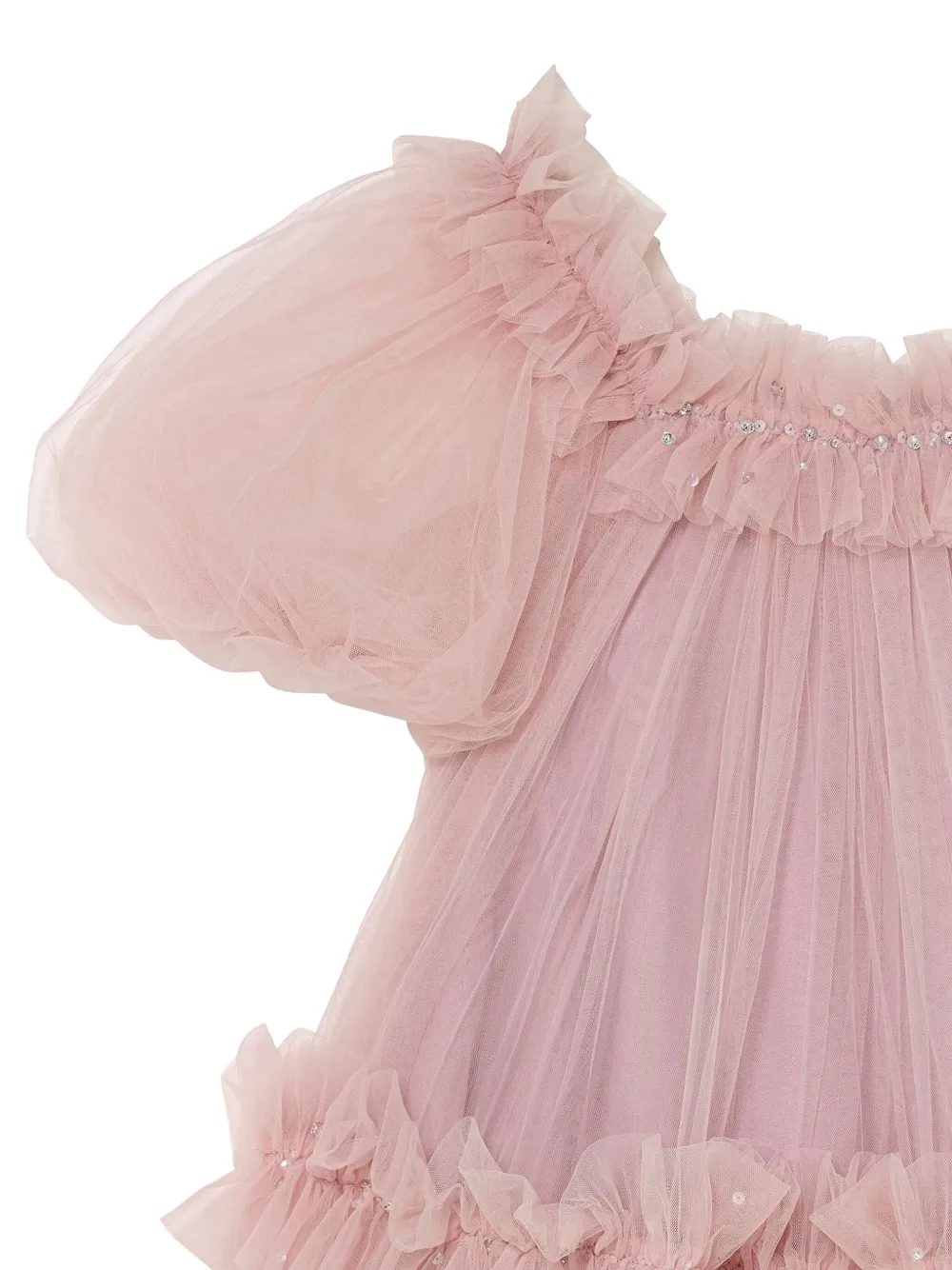 Tutu Du Monde Fraisier jurk met ruches Roze