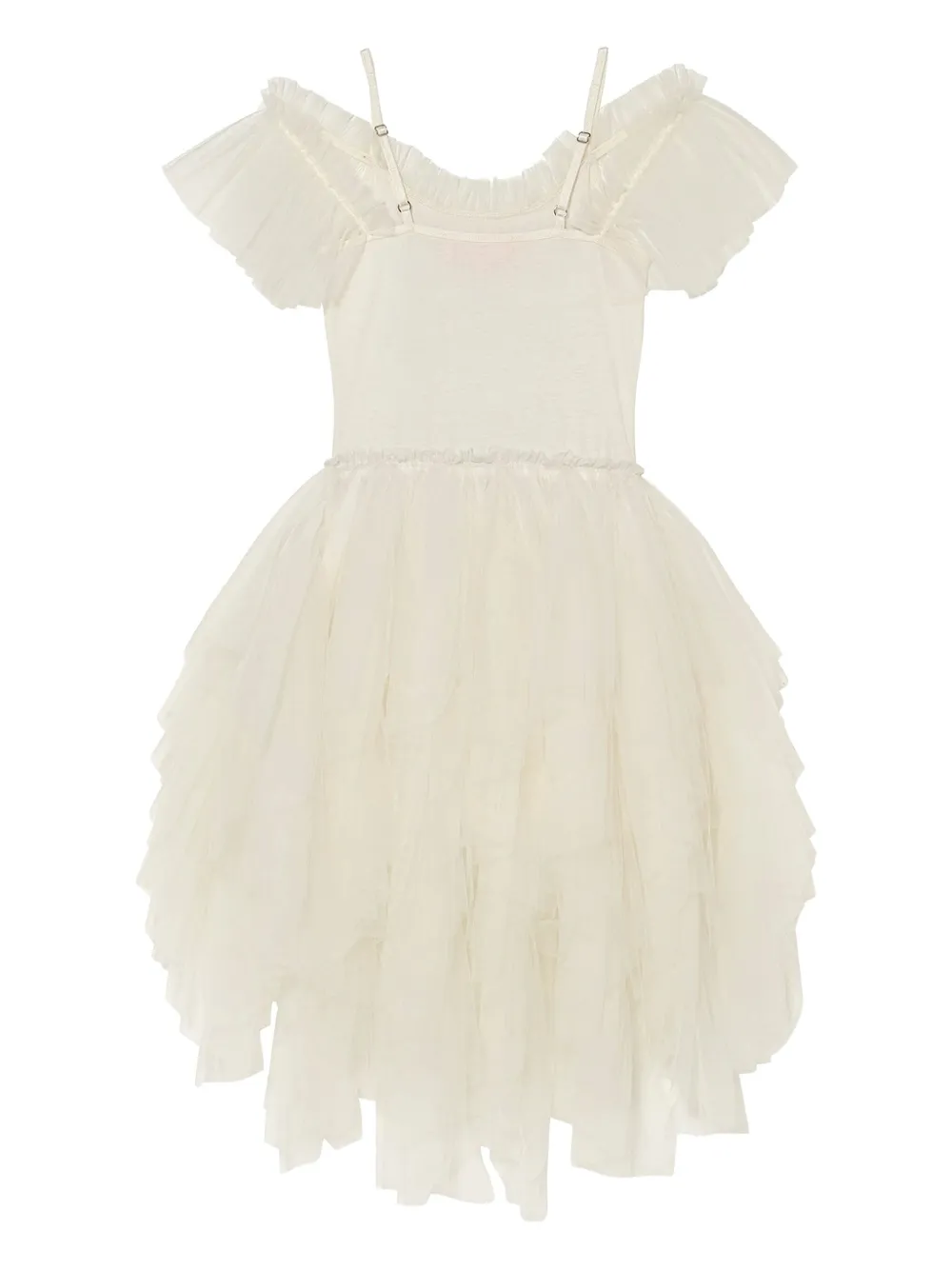 Tutu Du Monde Rococo verfraaide jurk Wit