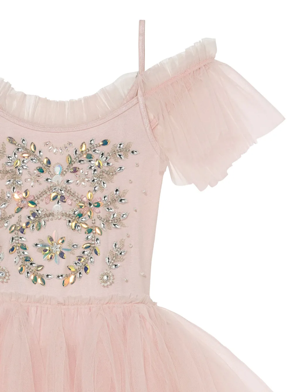 Tutu Du Monde Rococo verfraaide jurk Roze