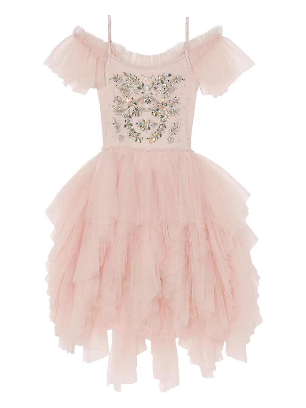 Tutu Du Monde Rococo verfraaide jurk Roze