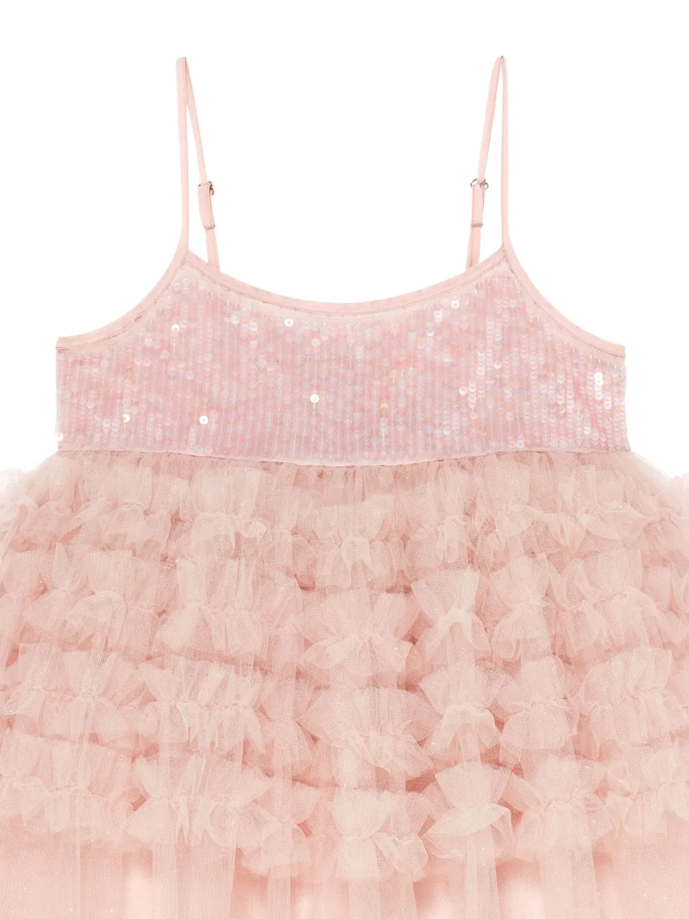 Tutu Du Monde Diamond Dust jurk verfraaid met pailletten en ruches Roze