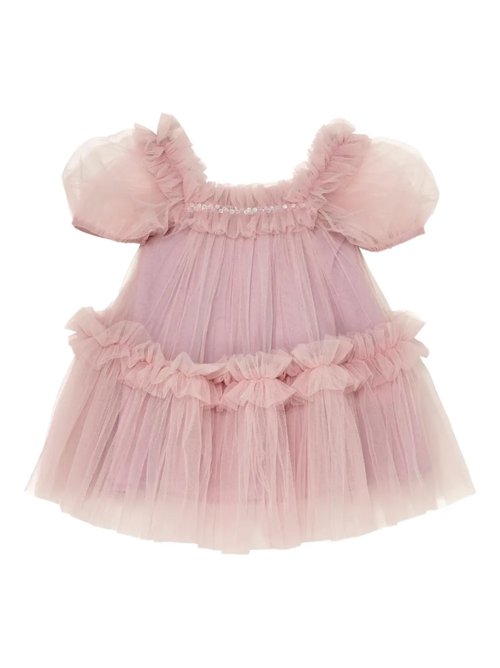 Tutu Du Monde Fraisier tulle ruffled party dress - Roze