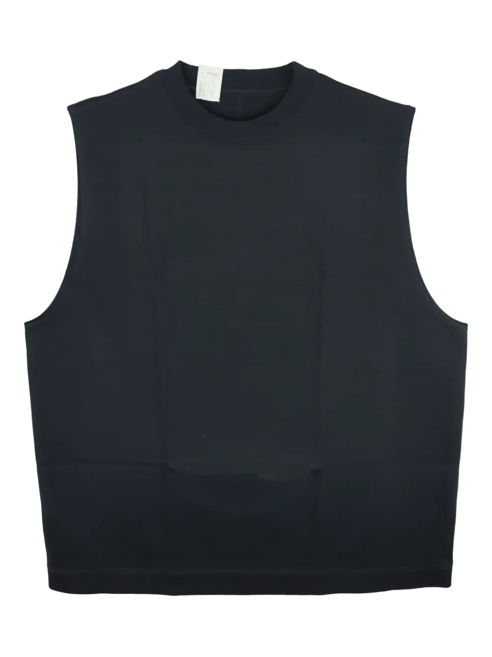 N.HOOLYWOOD round-neck cotton tank top | Black | Image 1